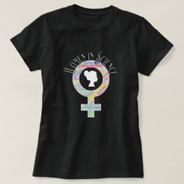 Camiseta Mujeres En Ciencia Género Mujer Diseño Relleno De 