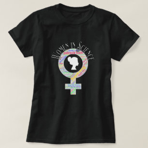 Camiseta Mujeres En Ciencia Género Mujer Diseño Relleno De