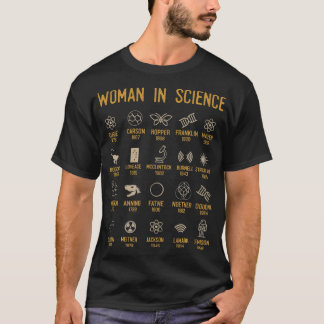 Camiseta Mujeres En Ciencia, Historia De La Ciencia