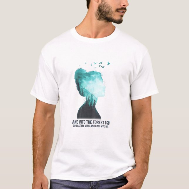 Camiseta Mujeres En El Bosque A Las Que Voy A Perder La Men (Anverso)