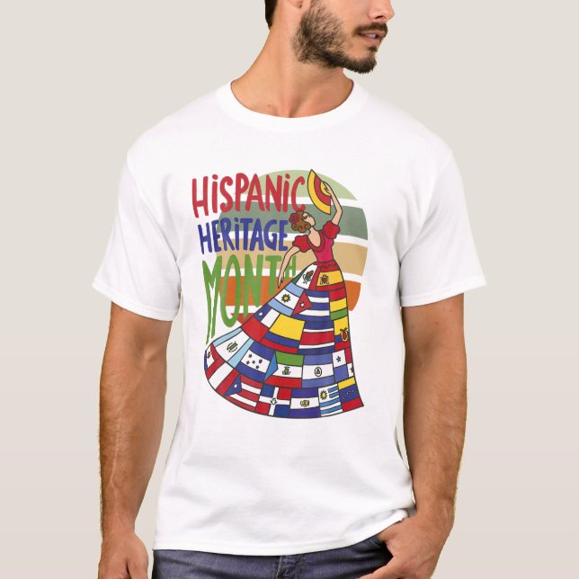 Camiseta Mujeres en la celebración del Mes del Patrimonio H (Anverso)