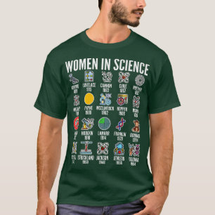 Camiseta Mujeres en la Prima de Ciencia