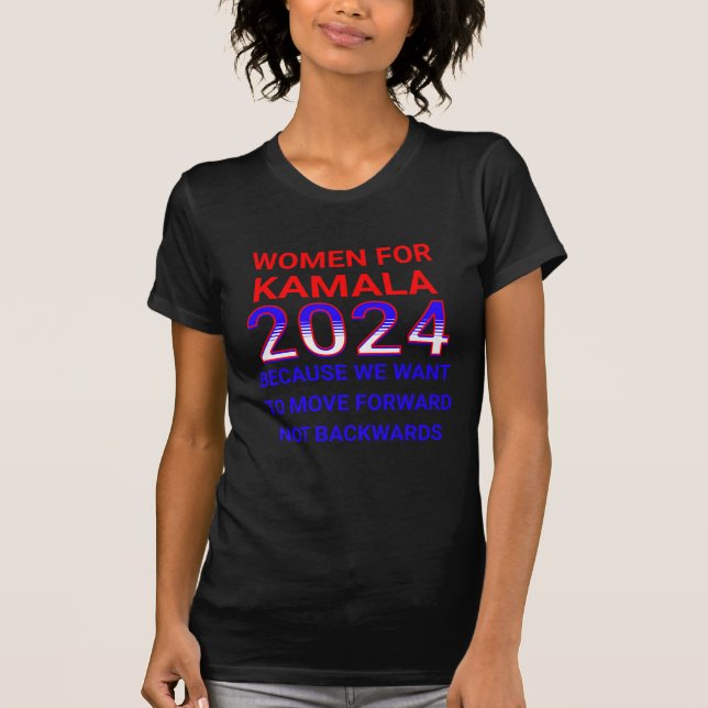 Camiseta Mujeres en las elecciones de Kamala Harris 2024 (Anverso)