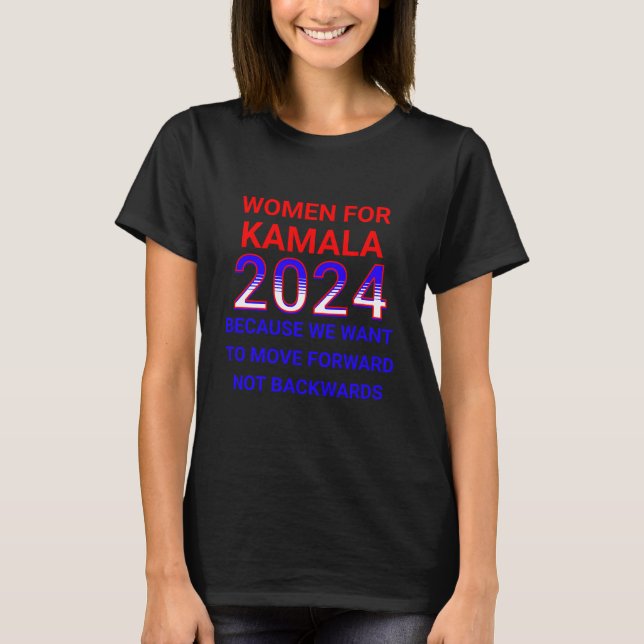 Camiseta Mujeres en las elecciones de Kamala Harris 2024 (Anverso)