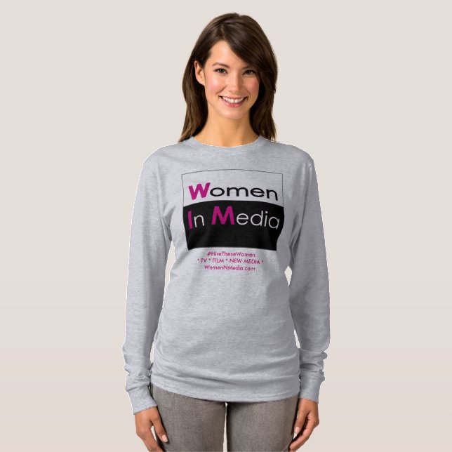 Camiseta Mujeres En Los Medios De Comunicación De Larga Dur (Anverso completo)