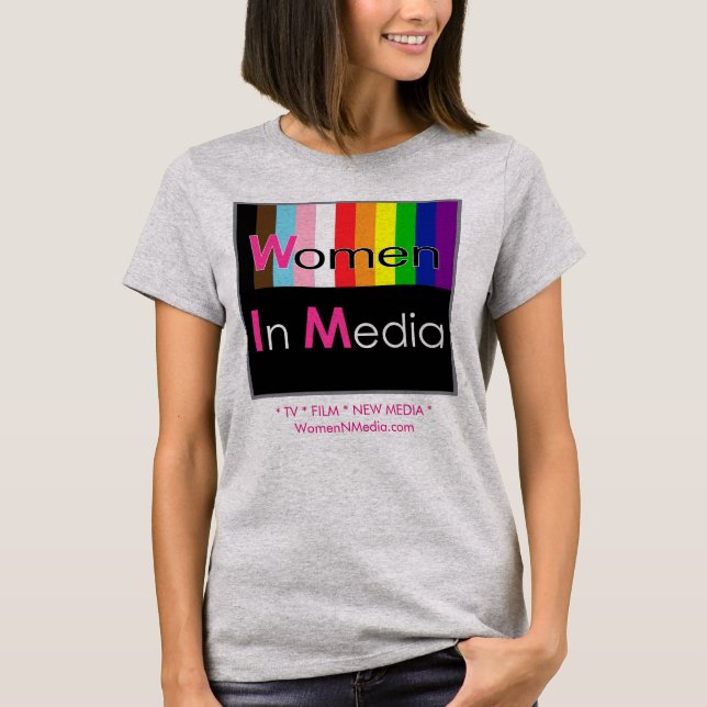 Camiseta Mujeres En Los Medios De Comunicación Tee Shirray (Anverso)