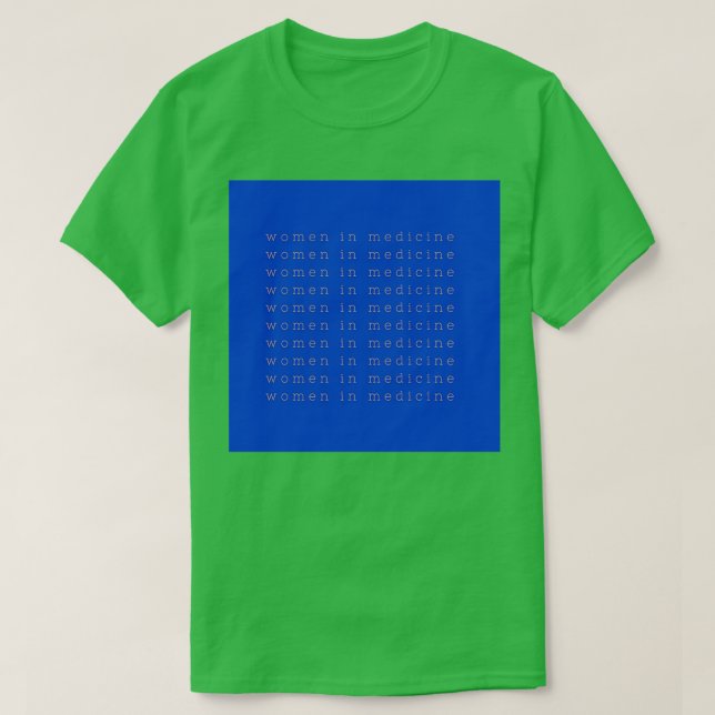 Camiseta Mujeres en Medicine Blue DO MD Enfermera EMT PreMe (Diseño del anverso)