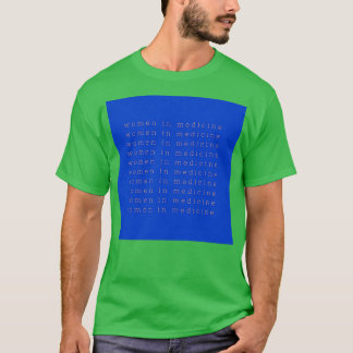 Camiseta Mujeres en Medicine Blue DO MD Enfermera EMT PreMe
