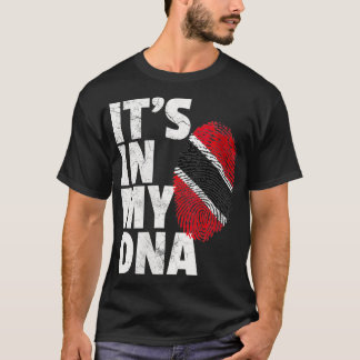 Camiseta Mujeres EN MI ADN Bandera de Trinidad y Tobago Pri