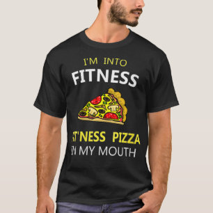 Camiseta Mujeres en mi boca estoy en la pizza de aptitud pa