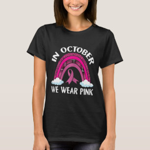 Camiseta Mujeres En Octubre Usamos Cañón De Pisa Rosa
