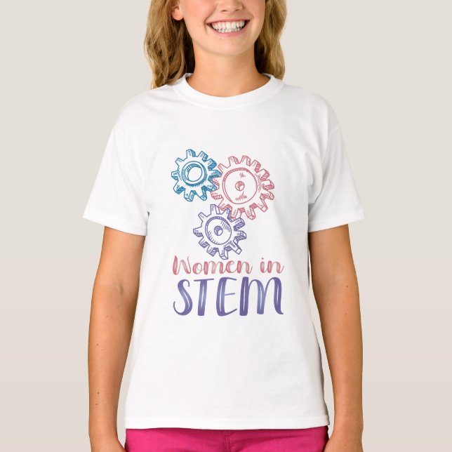 Camiseta Mujeres en STEM (Anverso)