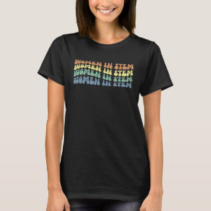 Camiseta Mujeres En STEM Profesora Ciencia Tecnología Ingen