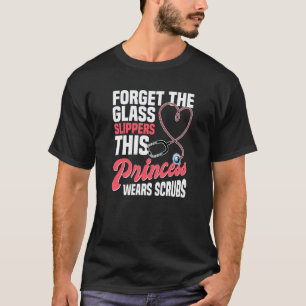 Camiseta Mujeres Enfermera Esta Princesa Usa Delantales En