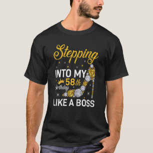 Camiseta Mujeres entrando en mi cumpleaños número 58 a los 