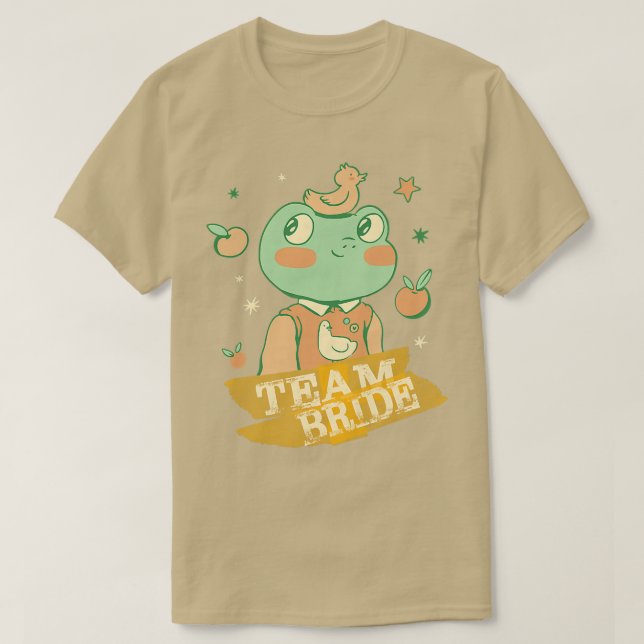 Camiseta Mujeres Equipo Novia Bachelorette Hen Night Pa (Diseño del anverso)