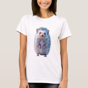Camiseta Mujeres erizo de acuarela pastel encantador