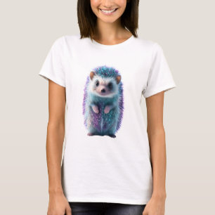 Camiseta Mujeres Erizo de la Galaxia Cósmica Brillante
