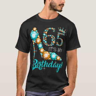 Camiseta Mujeres es mi 65ª corona de zapatos feliz cumpleañ