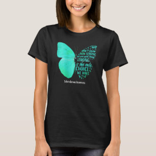 Camiseta Mujeres Escleroderma Conciencia Mariposa Cinta Ver
