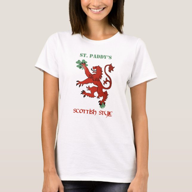 Camiseta Mujeres escocesas del estilo (Anverso)