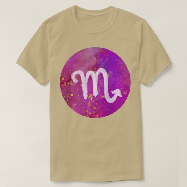 Camiseta Mujeres Escorpio Astrología Horóscopo Mujeres Adol (Diseño del anverso)