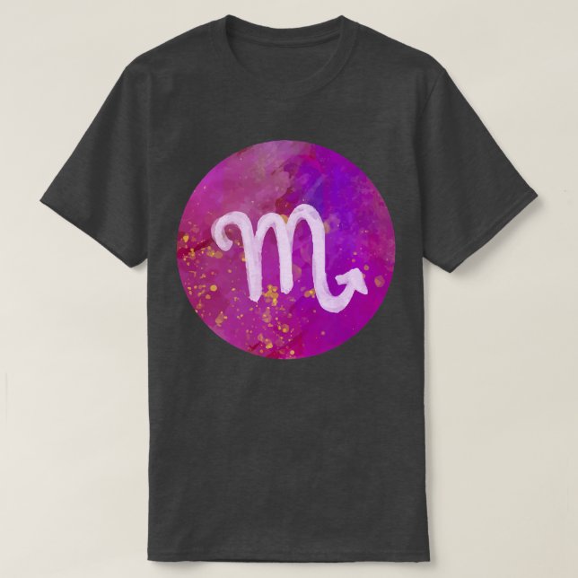 Camiseta Mujeres Escorpio Astrología Horóscopo Mujeres Adol (Diseño del anverso)
