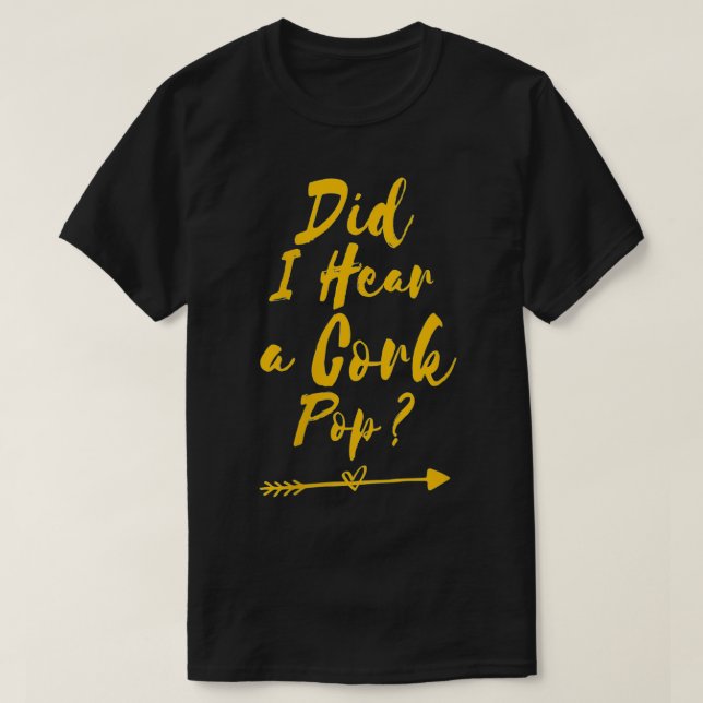 Camiseta Mujeres escuché un VNeck de pop cork (Diseño del anverso)
