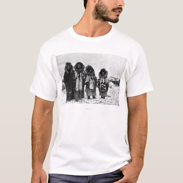 Camiseta Mujeres esquimales en la fotografía de Alaska (Anverso)