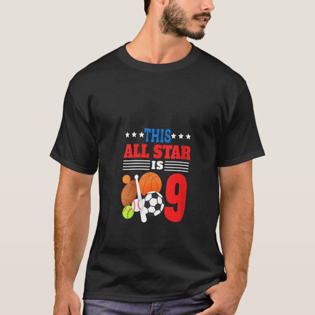 Camiseta Mujeres Esta Estrella Es Nueve Divertidos Novenos  (Anverso)