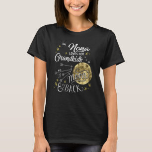 Camiseta Mujeres Esta Nona Ama A Sus Nietos A La Luna
