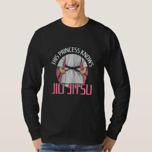 Camiseta Mujeres Esta Princesa Conoce A Jiu Jitsu Por Un Ji