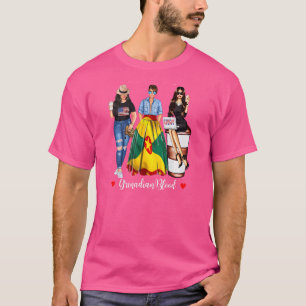 Camiseta Mujeres estadounidenses criaron sangre granadina g