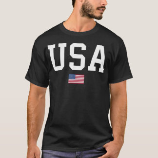Camiseta Mujeres Estadounidenses Hombres Niños Bandera Esta
