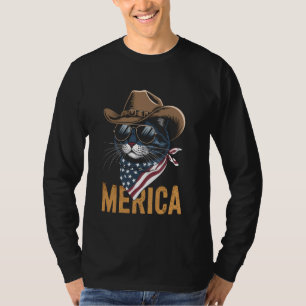 Camiseta Mujeres estadounidenses "Merica Ragdoll Cat 4 de J