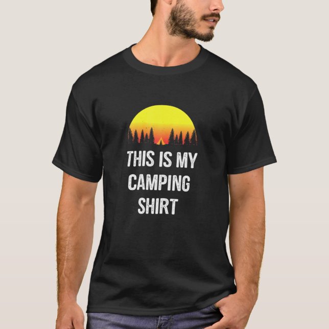 Camiseta Mujeres Este Es Mi Camping - Camper (Anverso)