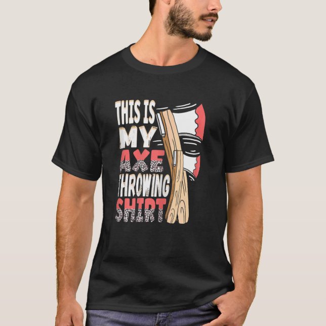 Camiseta Mujeres Este Es Mi Hatchet De Erowing De Leopardo  (Anverso)