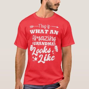 Camiseta Mujeres esto es una abuelita asombrosa parece la d