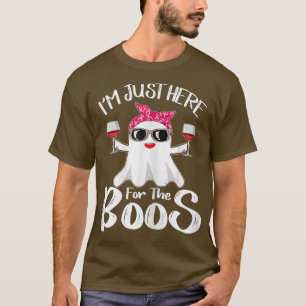 Camiseta Mujeres estoy aquí por el divertido Hallo del Boos