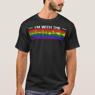 Camiseta Mujeres Estoy Con Las Novias LGBT Matrimonio Gay L
