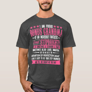 Camiseta Mujeres Estoy orgullosa de ser la abuela extra de 