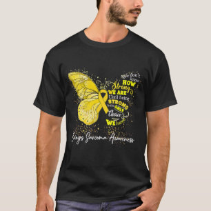 Camiseta Mujeres Ewings Sarcoma Conciencia Cinta amarilla B