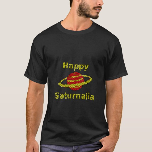 Camiseta Mujeres felices de Saturnalia Navidades feos escue (Anverso)