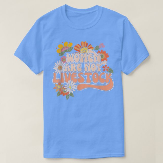 Camiseta Mujeres feministas por el derecho al aborto no viv (Diseño del anverso)