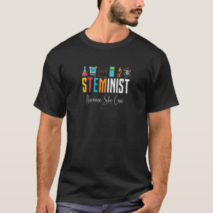 Camiseta Mujeres Feministas Stem Profesora Femenina Univers