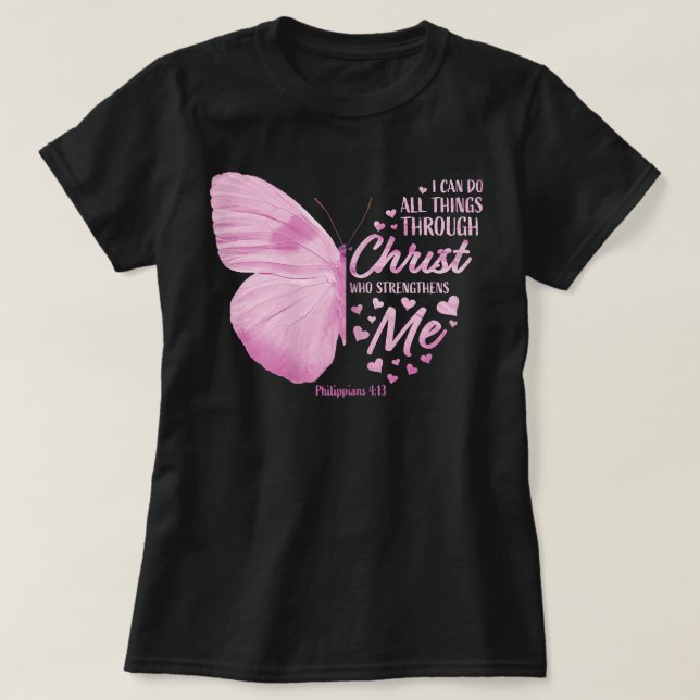Camiseta Mujeres filipinas 413 regalos versos de la Biblia  (Diseño del anverso)