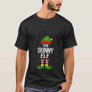 Camiseta Mujeres Flaco Elfo Navidad Familia a juego Elfo Es