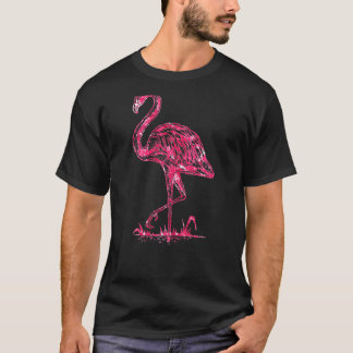 Camiseta Mujeres Flamingo Rosa Bebé Flamingo Fiesta Flaming