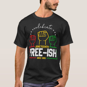 Camiseta Mujeres Freeish desde 1865 con pan africano por Ju