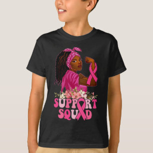Camiseta Mujeres fuertes de la cinta apoyan el cáncer de ma